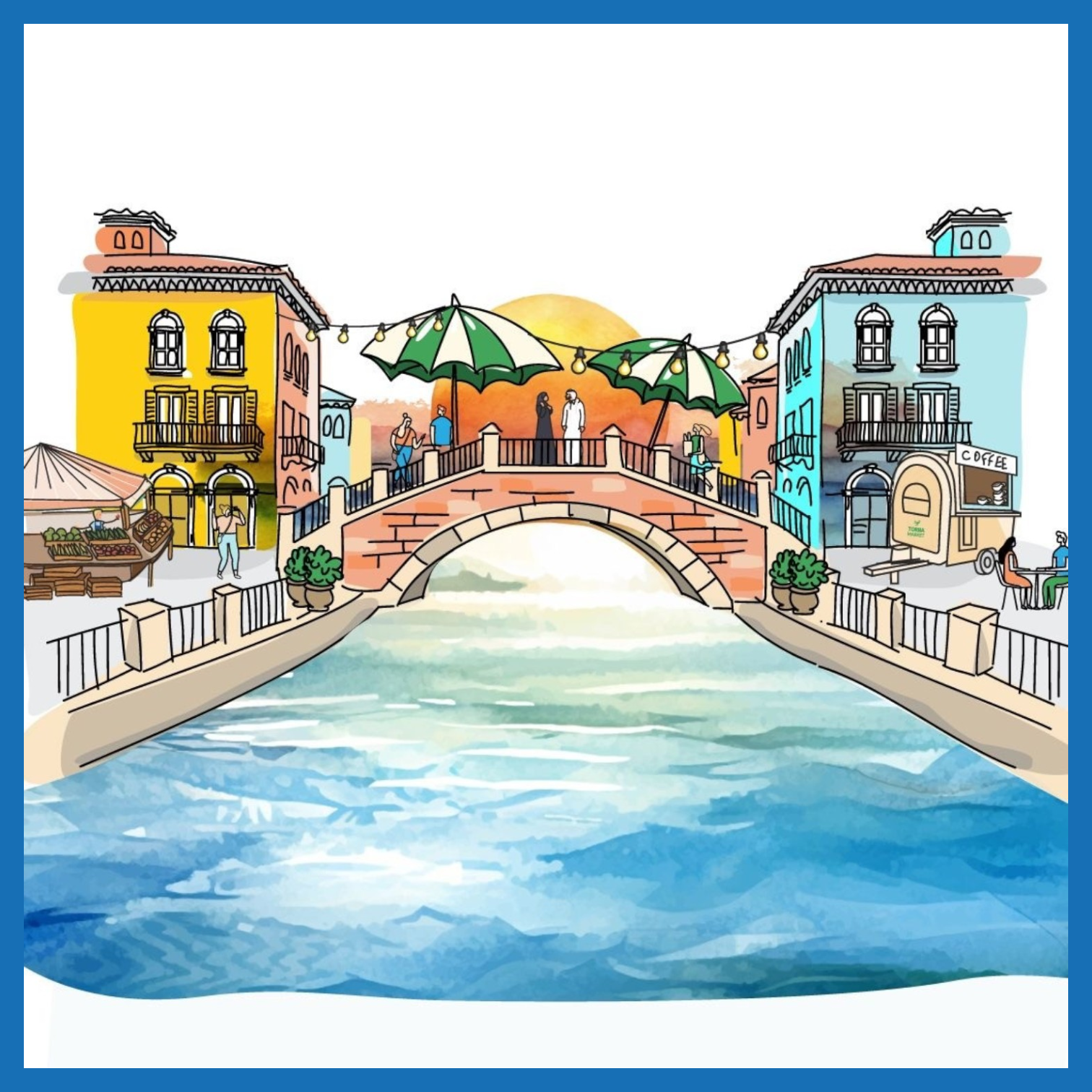 桥上的 Torba Market